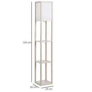 Retweet 160cm Column Floor Lamp Grey