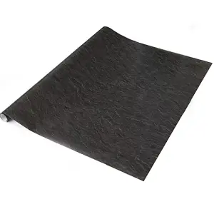 d-c-fix Black Slate Matt Self Adhesive Vinyl Wrap Film for Kitchen Worktops and Furniture 2m(L) 45cm(W)