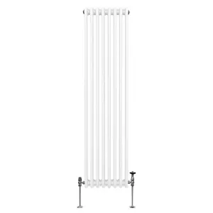 Traditional 3 Column Radiator - 1800 x 382 mm - White