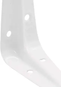 EAI - London Shelf Bracket - 350x300x48x1mm - White  - Pack of 10