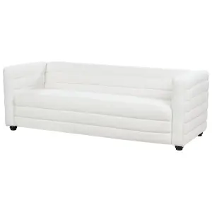 3 Seater Boucle Sofa Off-White HOFN