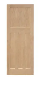 Edwardian Traditional Oak Panel Door 1981 x 610mm