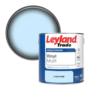 Leyland Trade Vinyl Matt Walls & Ceilings Emulsion Paint (S 0520-R90B) 2.5L