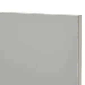 GoodHome Balsamita Matt grey Slab Appliance Cabinet door (W)600mm (H)687mm (T)16mm