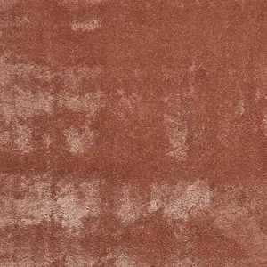 Terracotta Plain Shaggy Rug, 17mm Thickness Stain-Resistant Rug, Modern Rug for Bedroom, & DiningRoom-80cm X 150cm