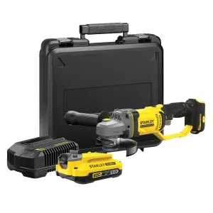 Stanley FatMax 18V 2Ah Li-ion 125mm Cordless Angle grinder SFMCG400D1