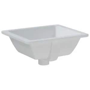 Bathroom Sink White 36x31.5x16.5 cm Rectangular Ceramic