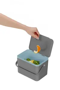 EKO Compost Caddy Grey 4L Grey