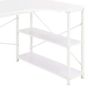 Berkfield Computer Desk White 120x72x70 cm