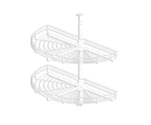 Half Carousel - Kitchen Storage System - 750, white