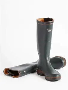 Aigle Mens Parcours 2 Vario Anti-Fatigue Wellington Boots Bronze 8