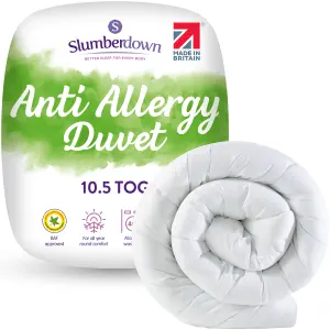 Slumberdown Anti Allergy 10.5 Tog All Year Round Duvet, King