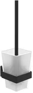 Villeroy & Boch Elements Striking Toilet Brush Set Matt Black