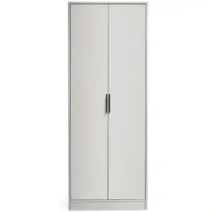 Silk Grey 2 Door Soft Close Wardrobe