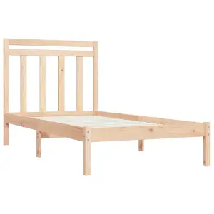 Berkfield Bed Frame Solid Wood 90x200 cm