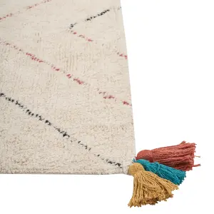 Shaggy Area Rug 200 x 300 cm Beige KARTAL