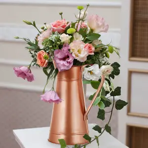 Traditional Watertight Copper Jug Flower Vase