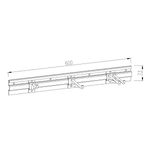 GoodHome Internal Tool storage rail kit