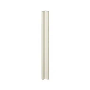 GoodHome Verbena Matt cashmere painted natural ash shaker Matt cashmere Standard Corner post, (W)59mm