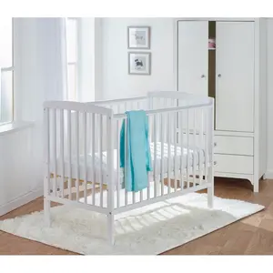 Sydney Cot with Mattress White