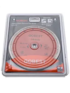 GOBEST GB-0103, angle grinder disc, tile cutting diamond disc 180 mm, 22.2 bore