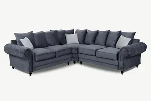 Fontana Fabric Double Corner Sofa