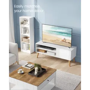 Southville TV Stand for TVs up to 55" White/Natural