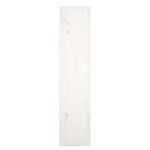 Radiator Cover White 153x19x84 cm Solid Wood Pine