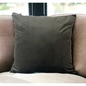 Nayelee Square Throw Pillow Cover (Set of 4) Dark Grey