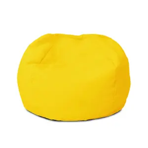 rucomfy Outdoor Water Resistant Small Kids Beanbag - Yellow