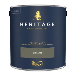 Dulux Trade Heritage DH Slate Velvet matt Wall paint, 2.5L