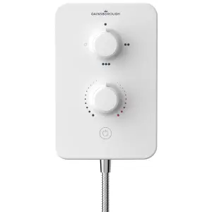 Gainsborough GSD105 Slim Duo Electric Shower 10.5kW - Polar White