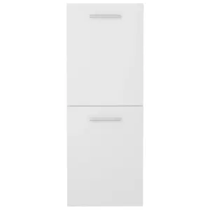 Berkfield Bathroom Cabinet White 30x30x80 cm Engineered Wood