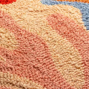 Heya Home Corals Knitted Polyester Filled Cushion