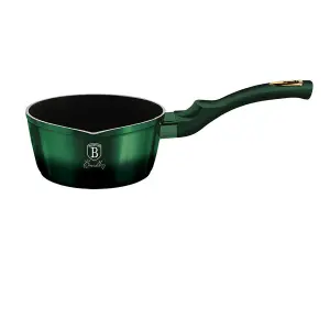 BERLINGER HAUS 16cm Non Stick Saucepan Cookware Induction Hob Cooking Pots Pan Emerald