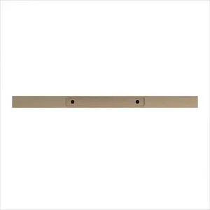 GoodHome Cusko Walnut effect Rectangular Floating shelf (L)60cm x (D)23.5cm