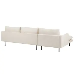 Right-Hand Corner Sofa VINTERBRO Light Beige Fabric Right Hand