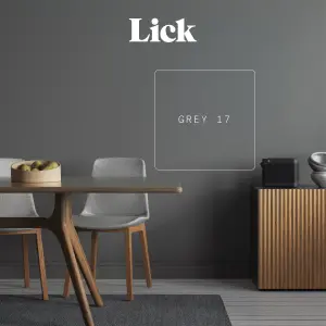 Lick Grey 17 Matt Emulsion paint, 2.5L