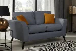 Modern Home Caxton 2 Seater Sofa Denim