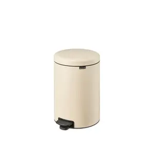 Brabantia NewIcon 20 Litre Soft Closing Pedal Bin Soft Beige