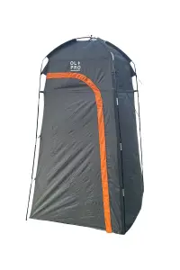 Fibreglass Grey and Orange Toilet Tent