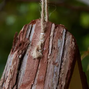 Handmade Hanging Butterfly House Reclaimed Wood Natural Bark Insect Bug Hotel Garden Gift Present Idea