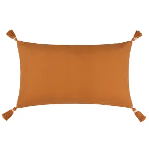 Yard Caliche Tasselled Polyester Filled Cushion