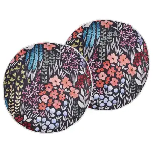 Set of 2 Outdoor Cushions CASTELARO Multicolour