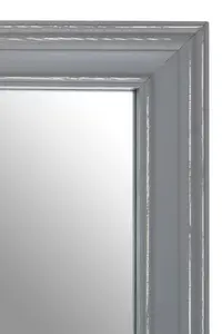 Interiors by Premier Henley Grey Wooden Frame Wall Mirror