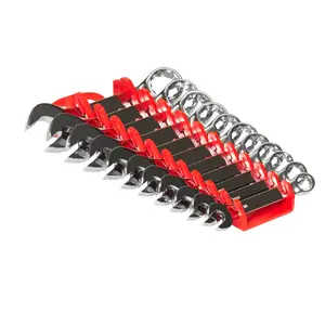 Ernst Spanner/Wrench Organiser 11 Stubby Tool Gripper Red 5076