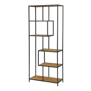 Romilda Bookcase Brown/Black