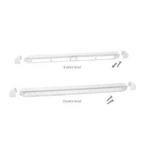 Simon Framevent Trickle Vent (3 Pack) - 2328EA (300mm), White