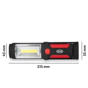 LED Work Light COB LED Lamp Torch USB Rechargeable Magnetic Clip-Flashlight Camping Hiking Car Repair etc H575100