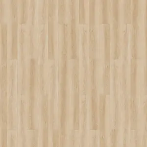 GoodHome Mambo Lulea Light Natural Wood effect Synchronised Click vinyl Planks, 2.17m²